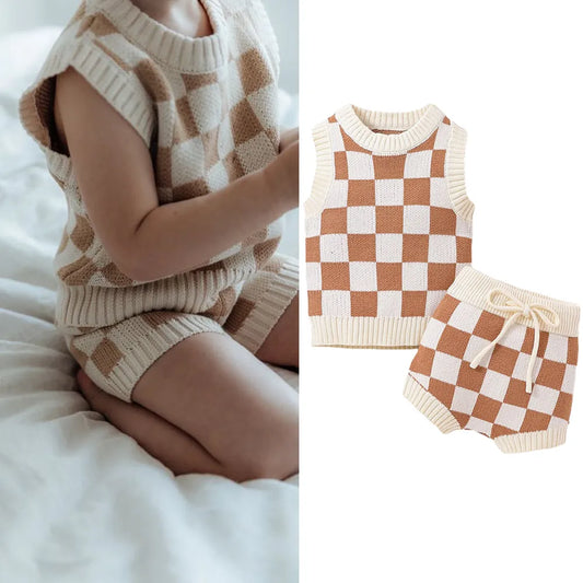 Checkered Short Set (5M-3T)