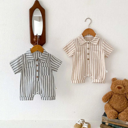 Striped Jumpsuit (0-2T)