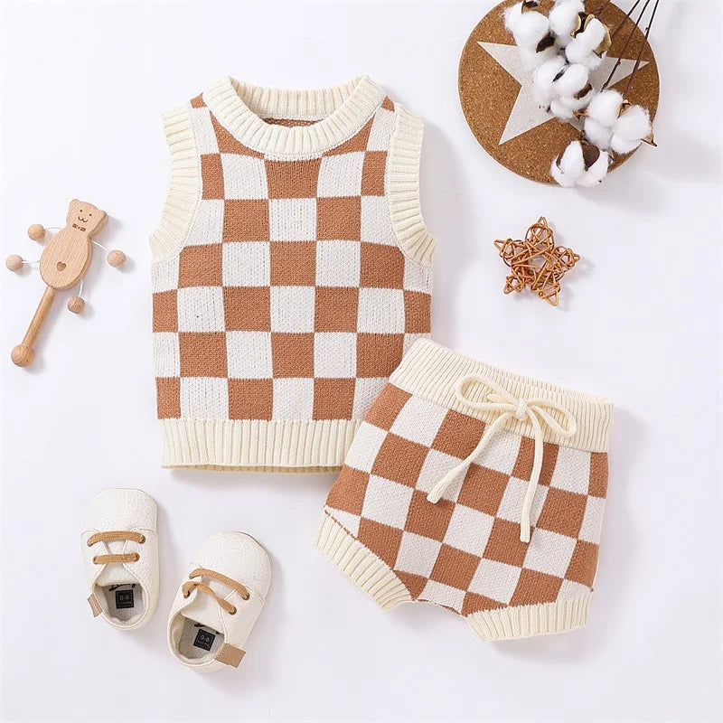 Checkered Short Set (5M-3T)